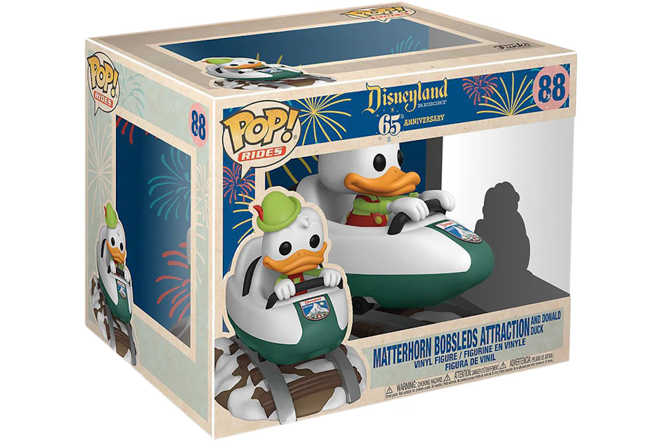 Funko Pop! Rides Disneyland Resort 65th Anniversary Matterhorn Bobsleds Attraction with Donald Duck Figure #88