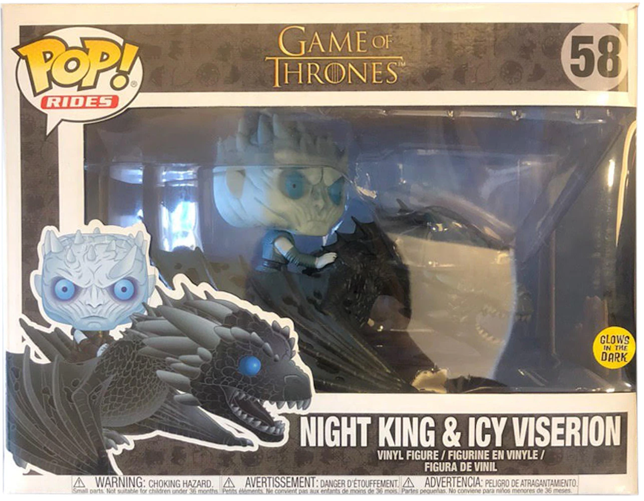 yderligere absurd at ringe Funko Pop! Rides Game of Thrones Night King & Icy Viserion (Glow) Figure  #58 - US