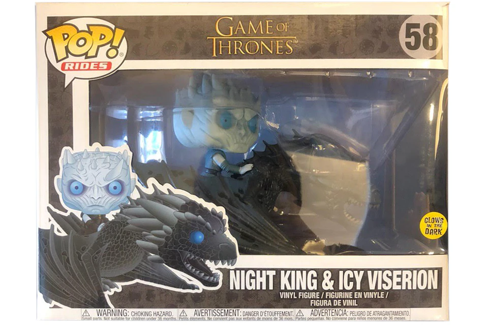 Funko Pop! Rides Game of Thrones Night King & Icy Viserion (Glow) Figure #58