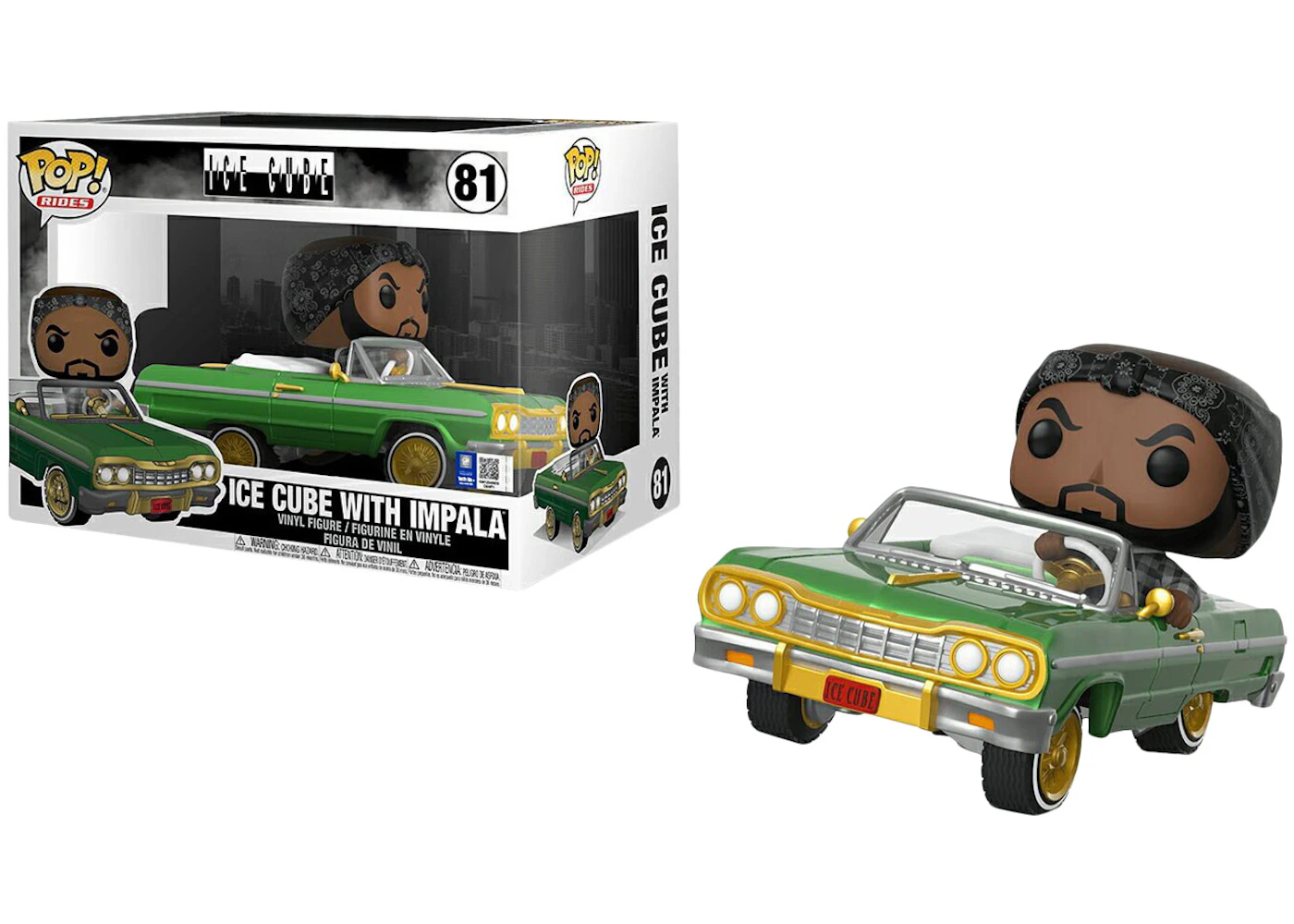 Funko Pop! Rides Ice Cube with Impala Figure #81 GB