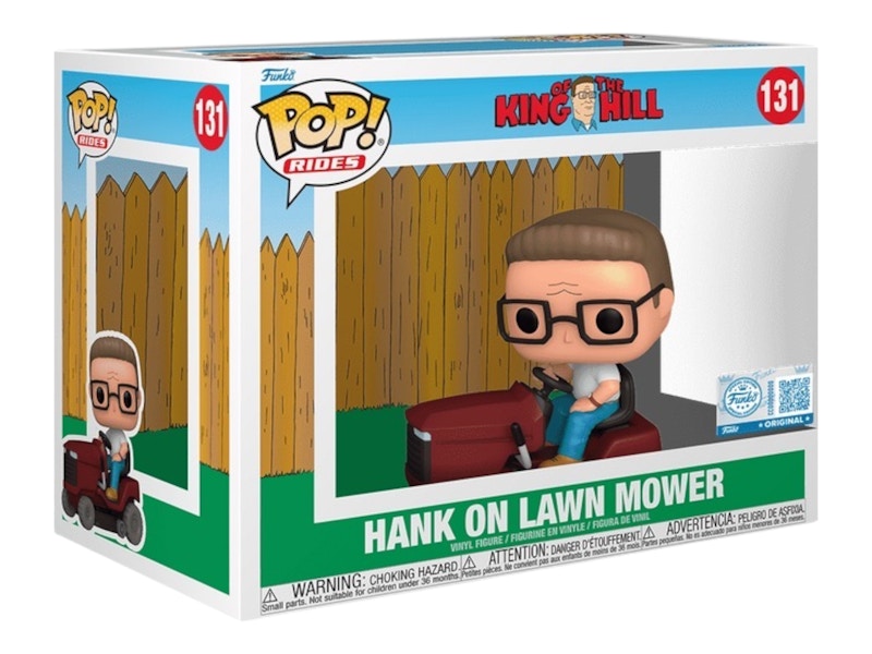 Funko Pop! Rides King of The Hill Hank on Lawn Mower Funko Exclusive #131