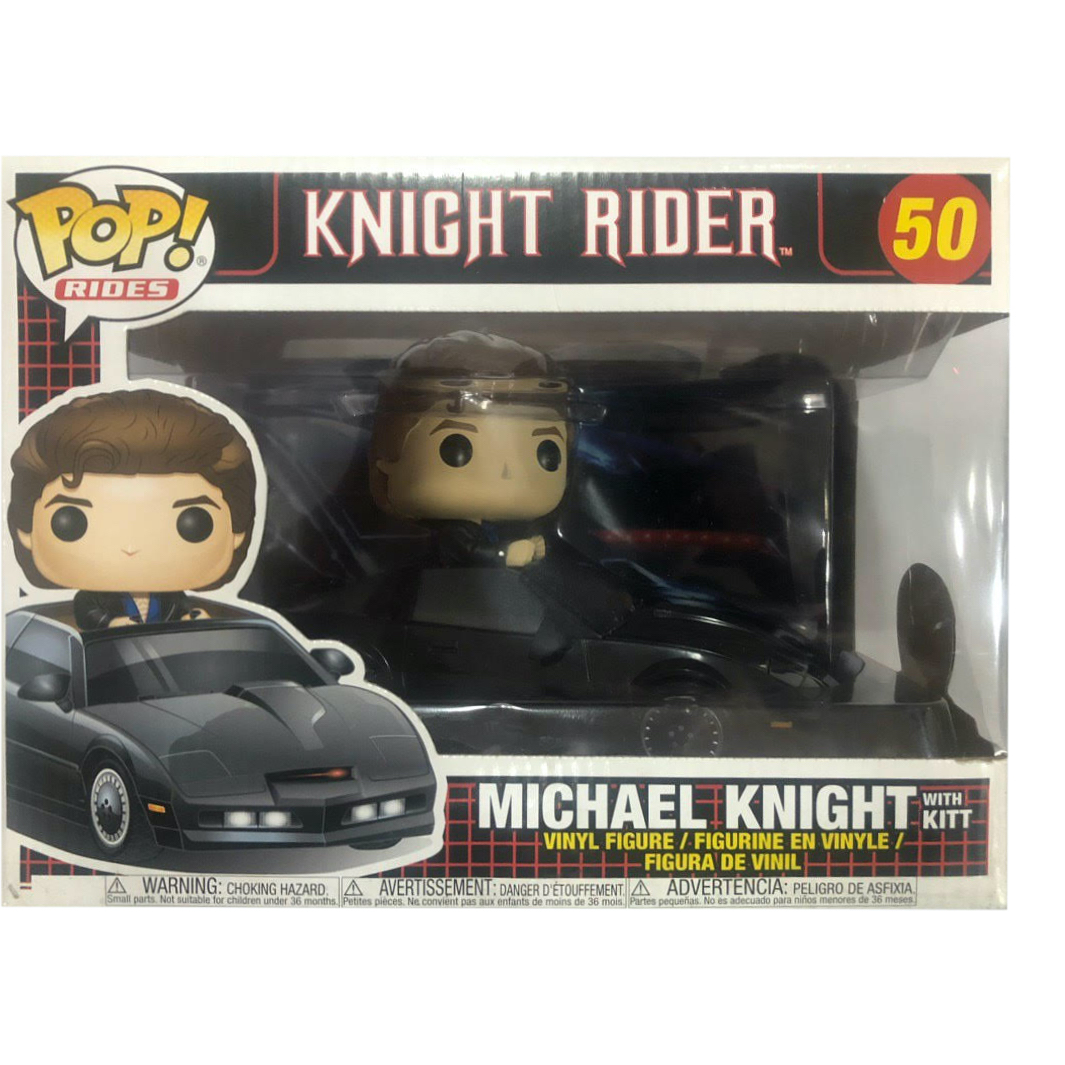 Funko Pop! Rides Knight Rider Michael Knight with Kitt Figure #50 - US