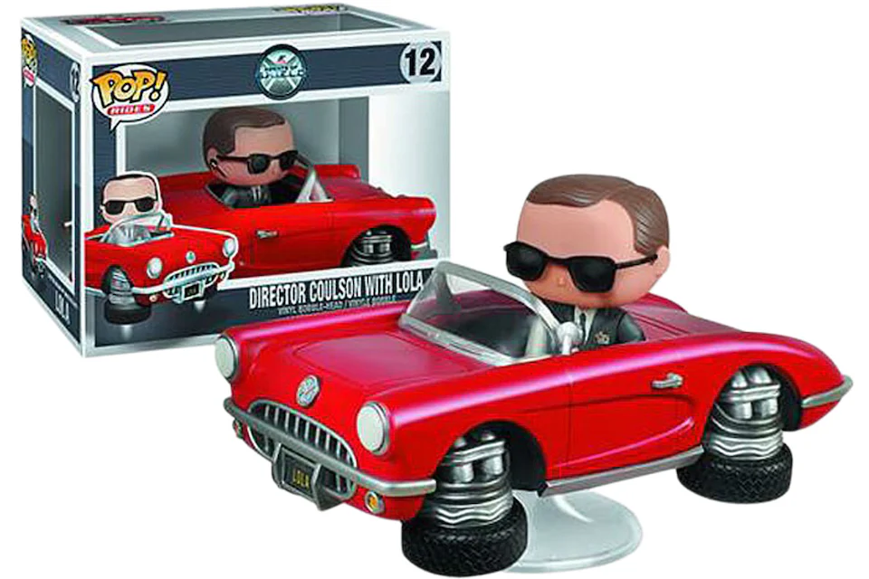Funko Pop! Rides Marvel Agents of S.H.I.E.L.D Director Coulson with Lola Figure #12