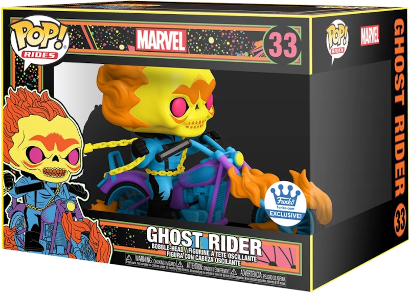 Funko Pop! Rides Marvel Ghost Rider (Black Light) Funko