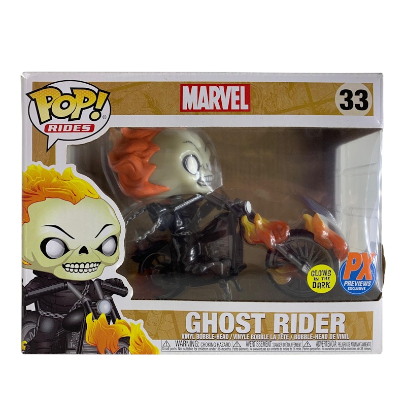 Funko Pop! Rides Marvel Ghost Rider (Glow) PX Preview Exclusive