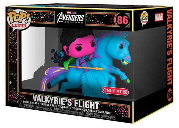 AVENGERS END GAME FILM SERIES VALKYRIE ON HORSE #86 FUNKO POP RIDES 