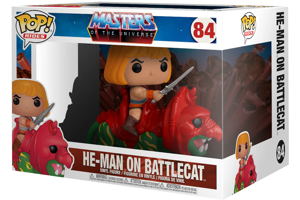Funko Pop! Rides Masters of the Universe He-Man on Battle Cat Figure #84