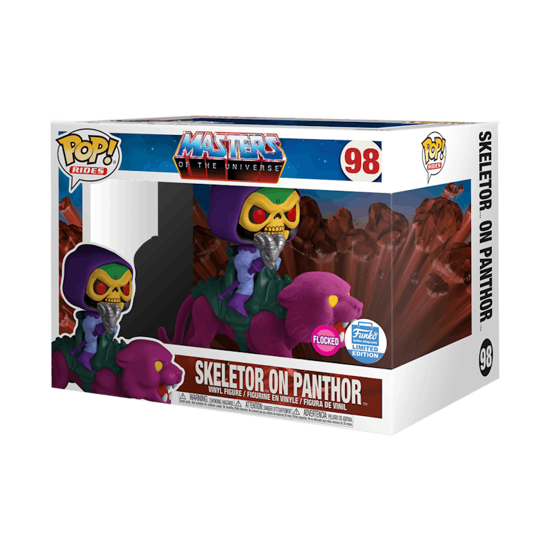 funko pop skeletor panthor flocked