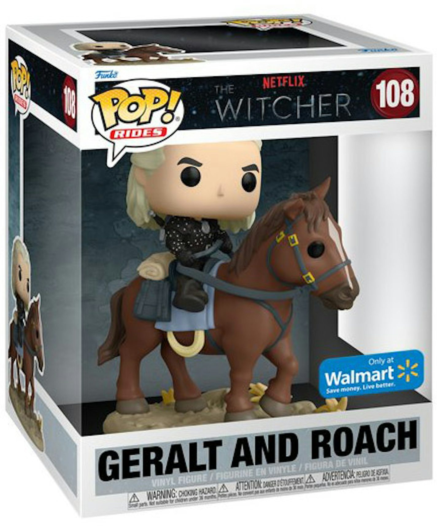 Funko Pop! Rides Netflix The Witcher Geralt And Roach Walmart