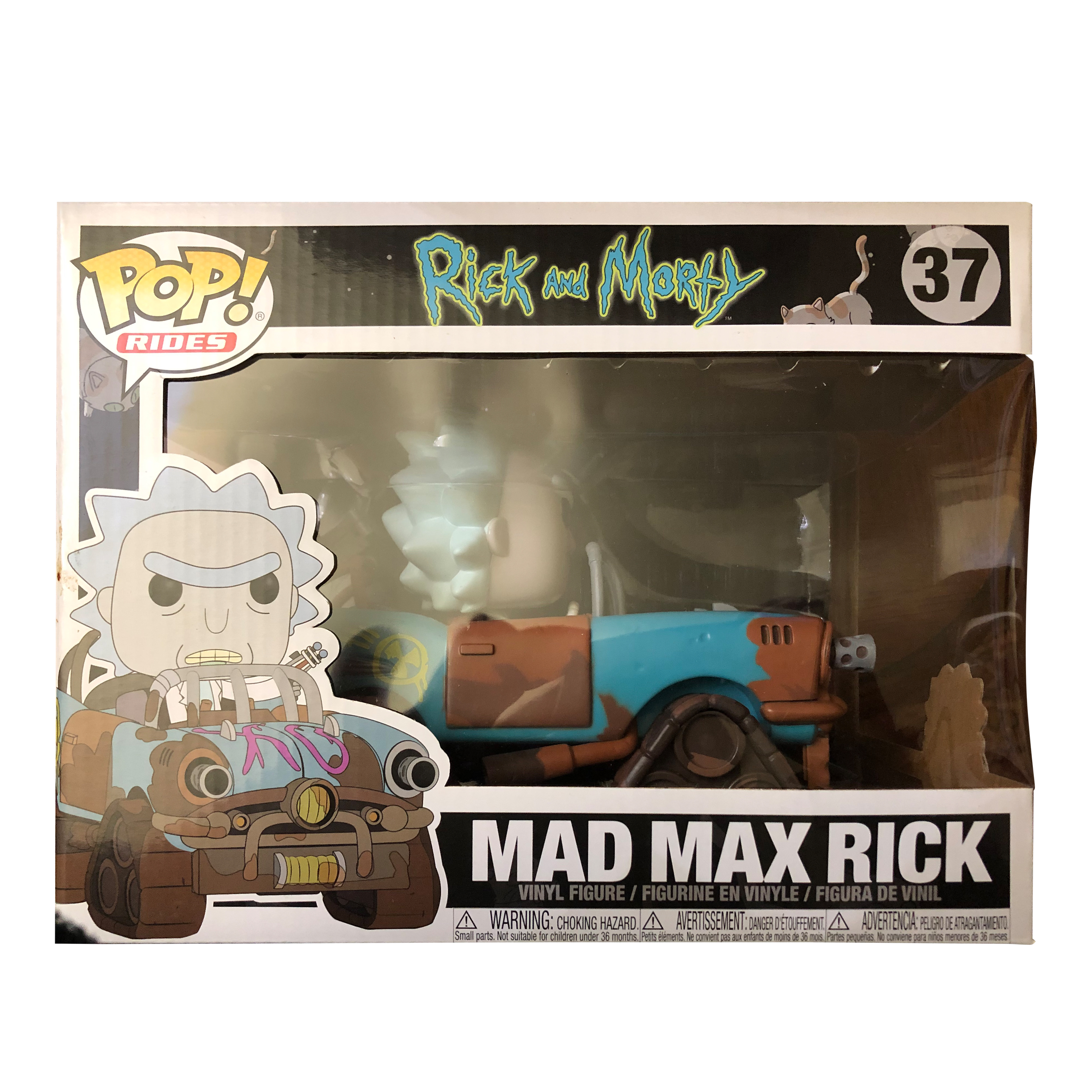 Funko Pop! Rides Rick and Morty Mad Max Rick Figure #37 - US