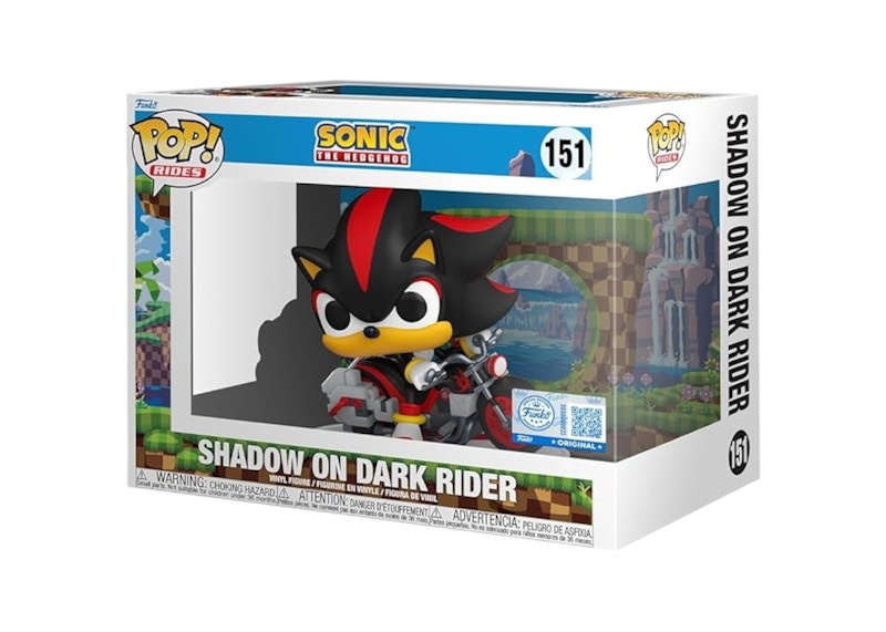 Funko Pop! Rides: Sonic the Hedgehog - Shadow on Dark Rider Figure #151