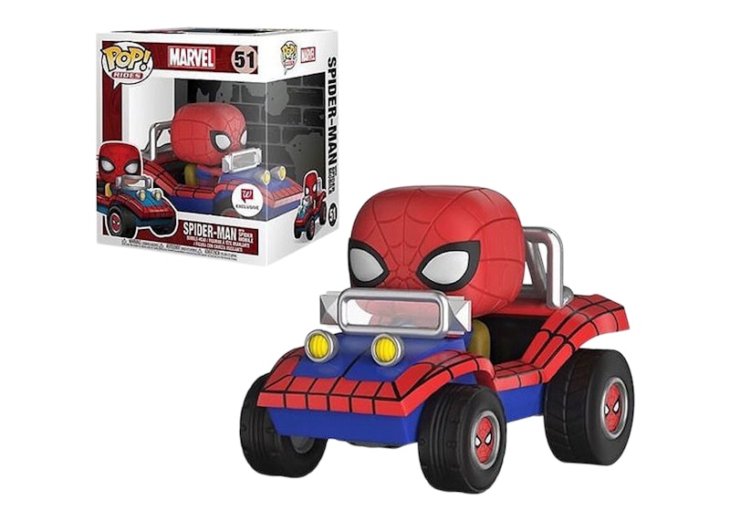 Funko Pop Rides Spider Man Into the Spider Verse Spider Man with