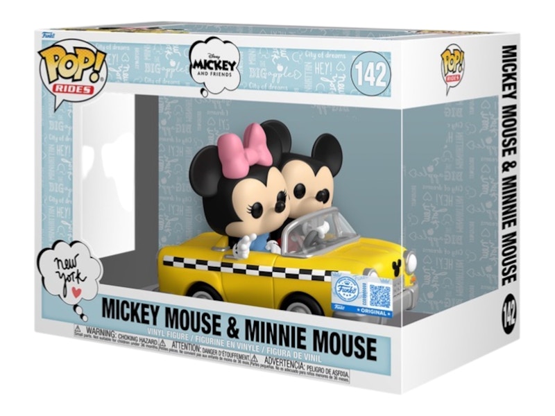 Funko Pop! Rides Super Deluxe Mickey Mouse & Minnie Mouse Figure #142