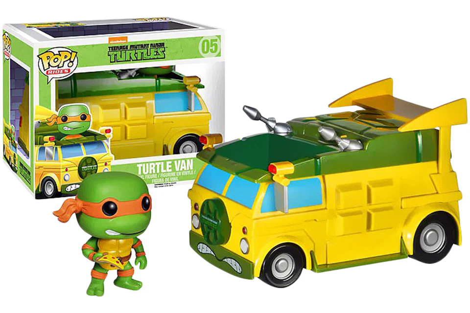 Funko Pop! Rides Teenage Mutant Ninja Turtles Turtle Van Figure #05