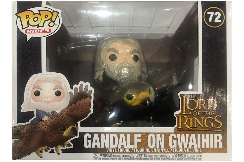Funko Pop! Rides The Lord of the Rings Gandalf On Gwaihir Figure #72