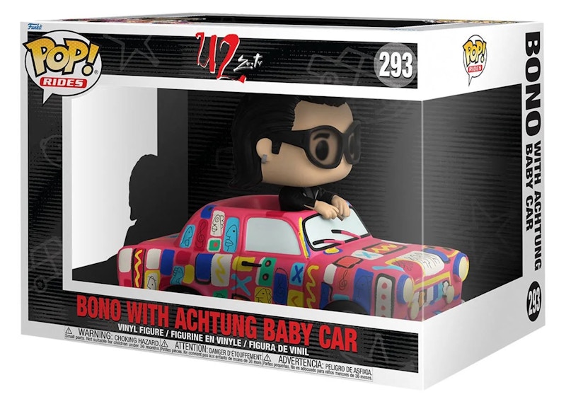Funko Pop! Rides U2 Zoo TV Bono with Achtung Baby Car Figure