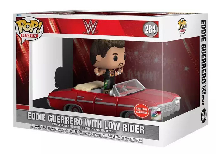 Funko Pop! Rides WWE Eddie Guerrero With Low Rider GameStop Exclusive  Figure #284 - US