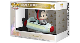 Funko Pop! Rides Walt Disney World 50th Anniversary Mickey Mouse At The Space Mountain Attraction Figure #107