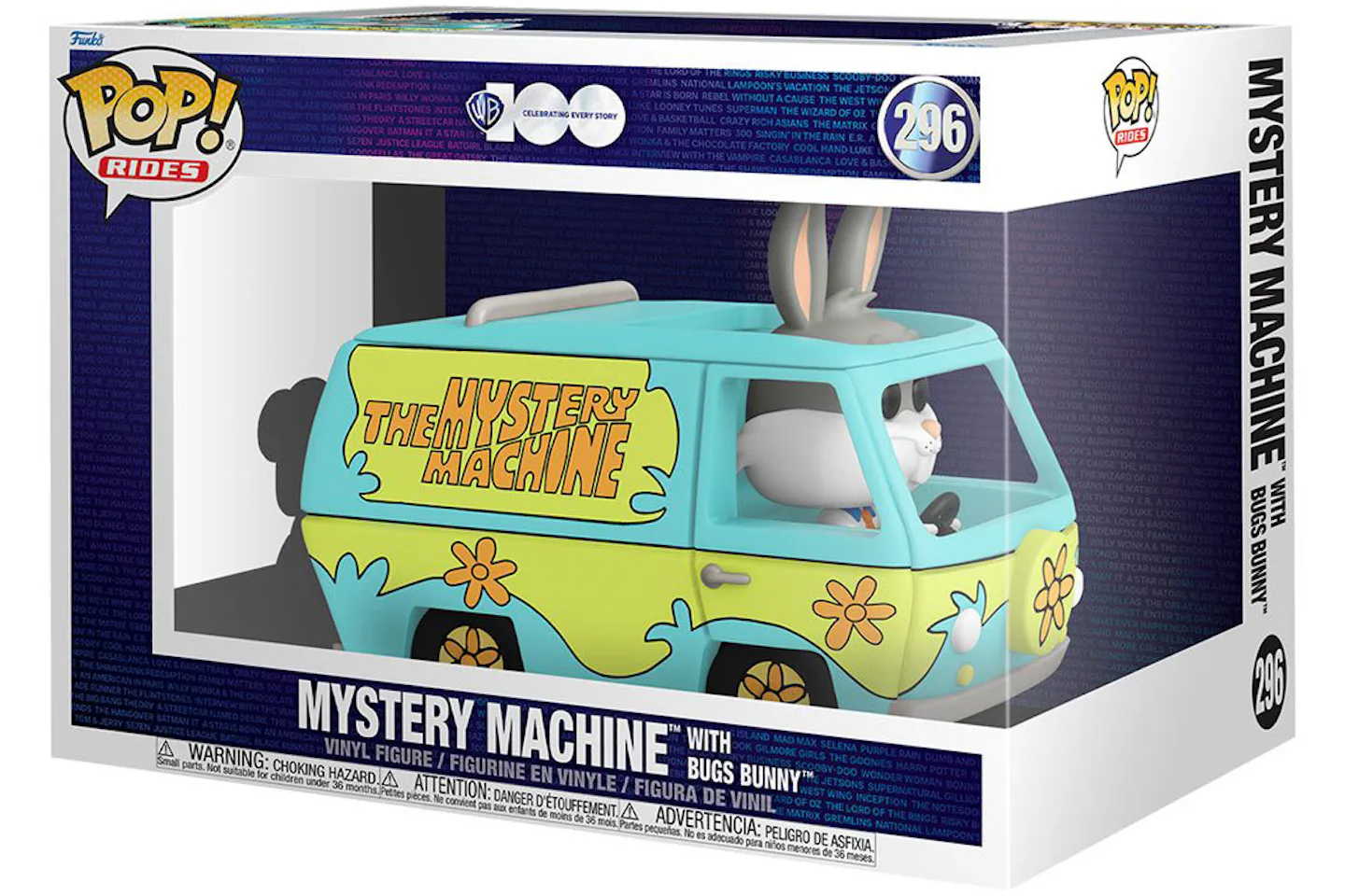 Funko Pop! Rides Warner Bros. 100th Anniversary Mystery Machine with ...