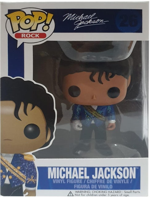Figurine Pop! Rocks Michael Jackson MJ (History Tour) - N° 376 - Funko