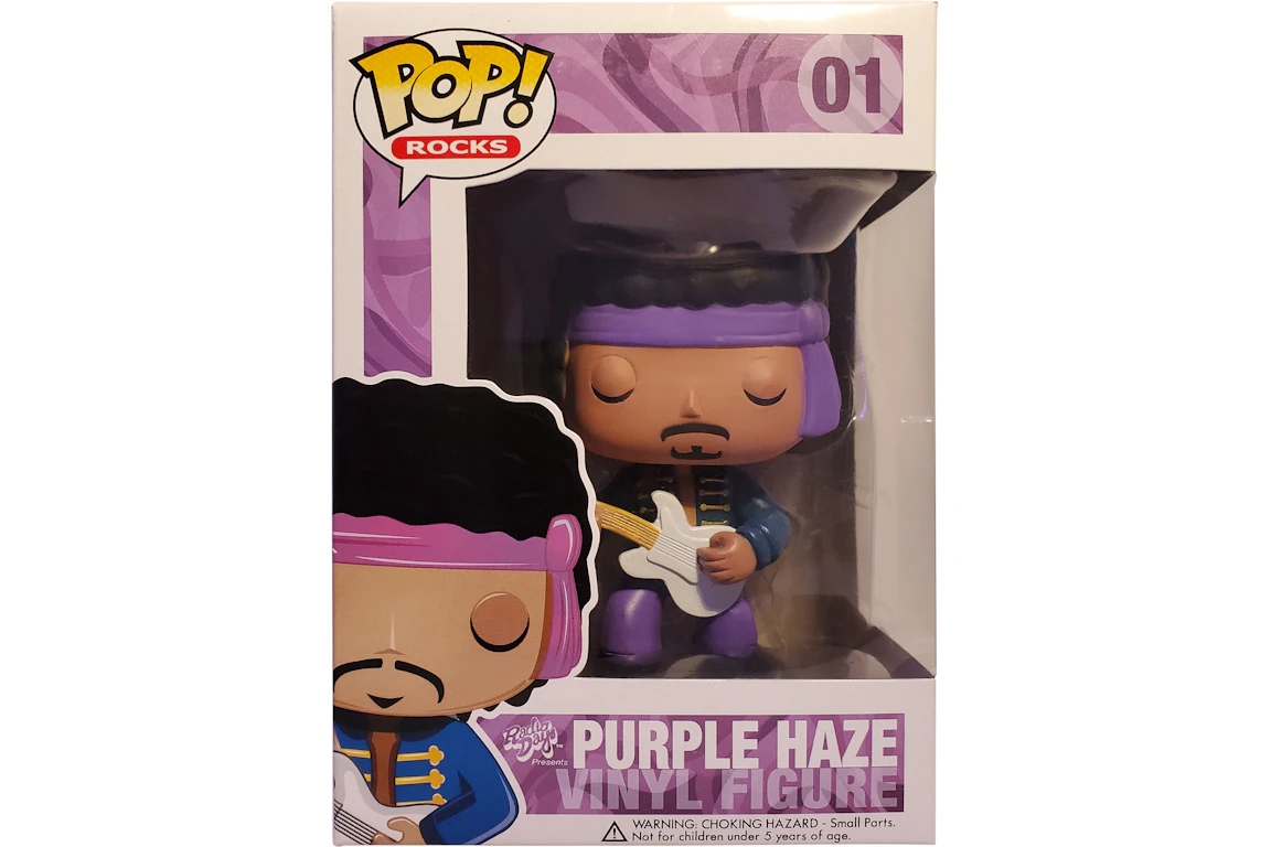 Funko Pop! Rock Purple Haze Metallic Chase Figure #01
