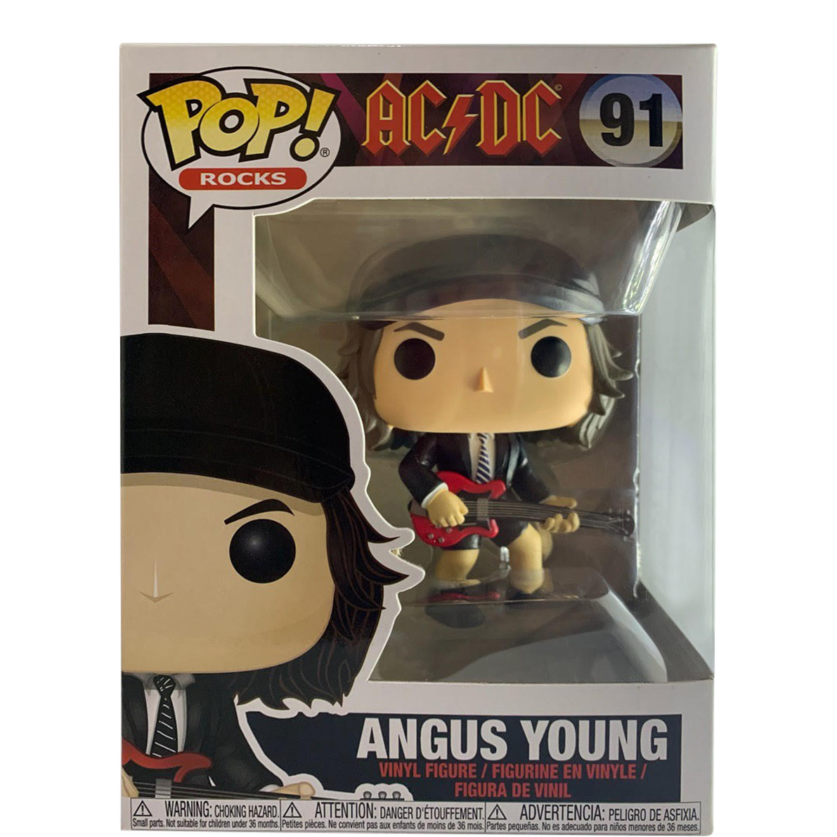 Funko AC/DC Pop Figurine N° 91 Rocks Angus Young 