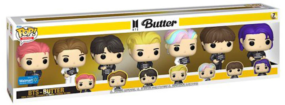 Set 7 figuras POP BTS Butter Exclusive. Merchandising
