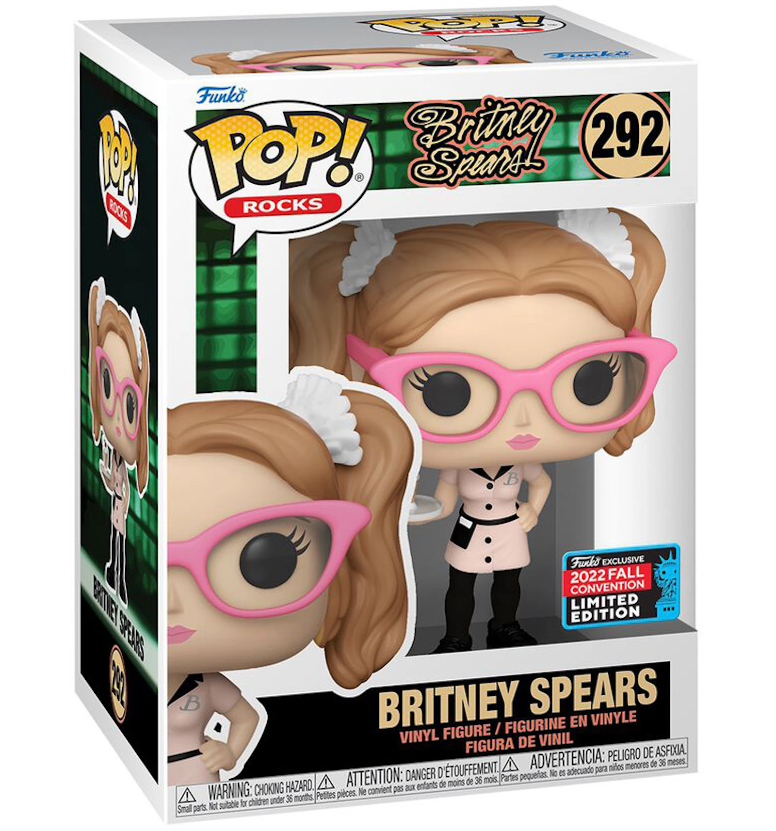 Funko Pop! Rocks Britney Spears 2022 Fall Convention Exclusive Figure ...