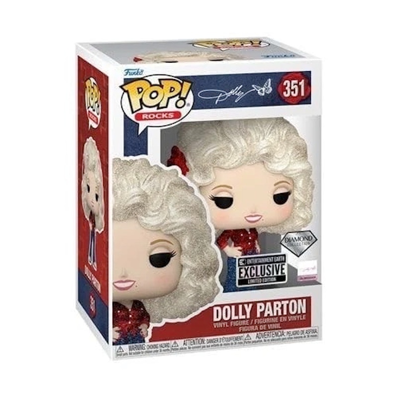 Funko Pop! Rocks: Dolly Parton ('77 Tour) (Diamond)(Entertainment Earth) Figure #351