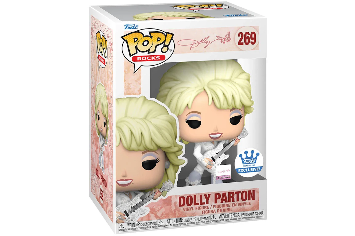 Funko Pop! Rocks Dolly Parton Funko Shop Exclusive Figure #269