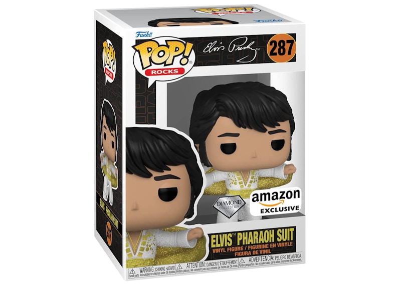 Funko Pop! Rocks Elvis Presley Pharaoh Suit Diamond Collection