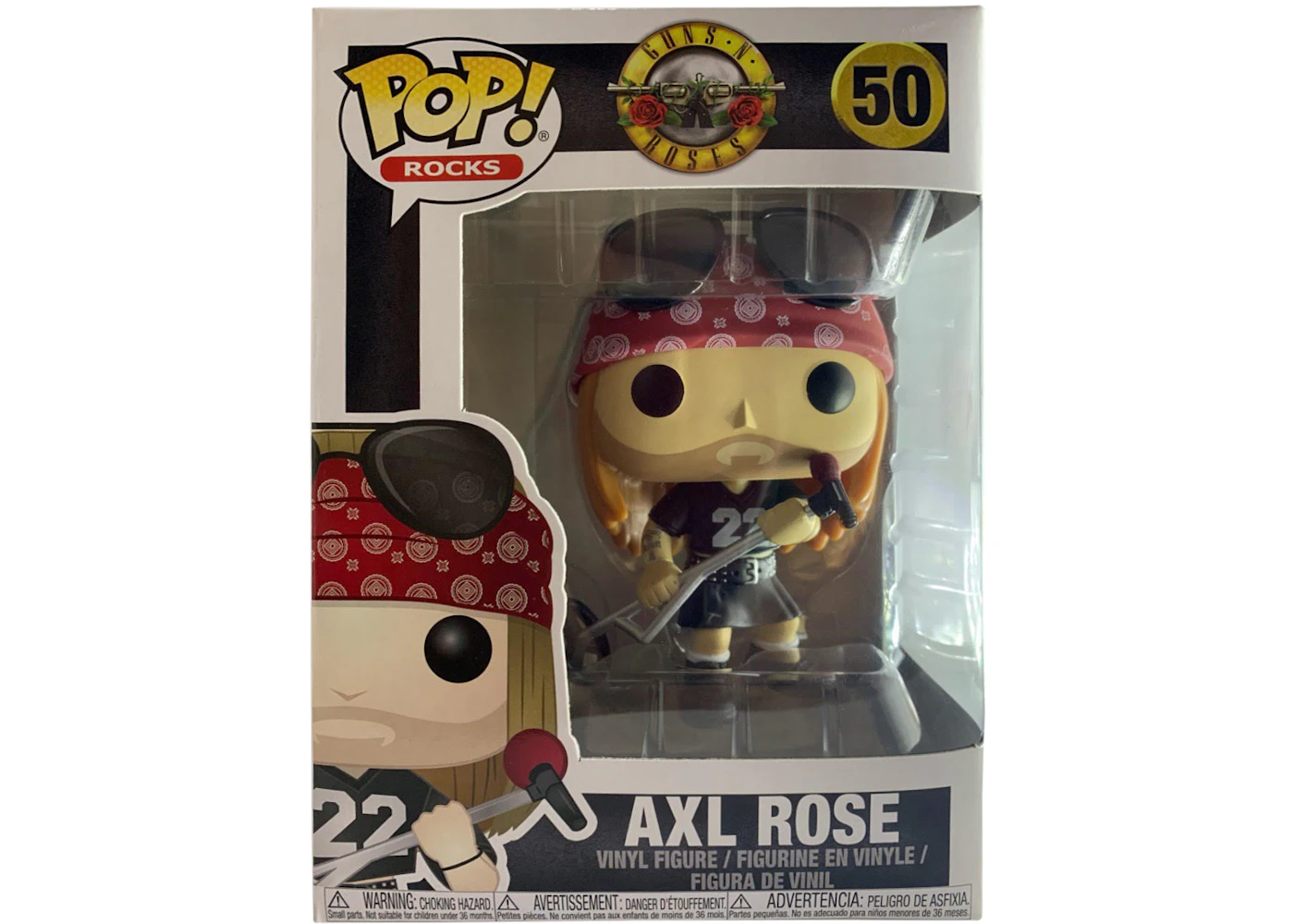 Funko Pop! Rocks Guns N Roses Axl Rose Figure #50 - US Funko Pop! Rocks Guns N Roses Axl Rose Figure #50 - US