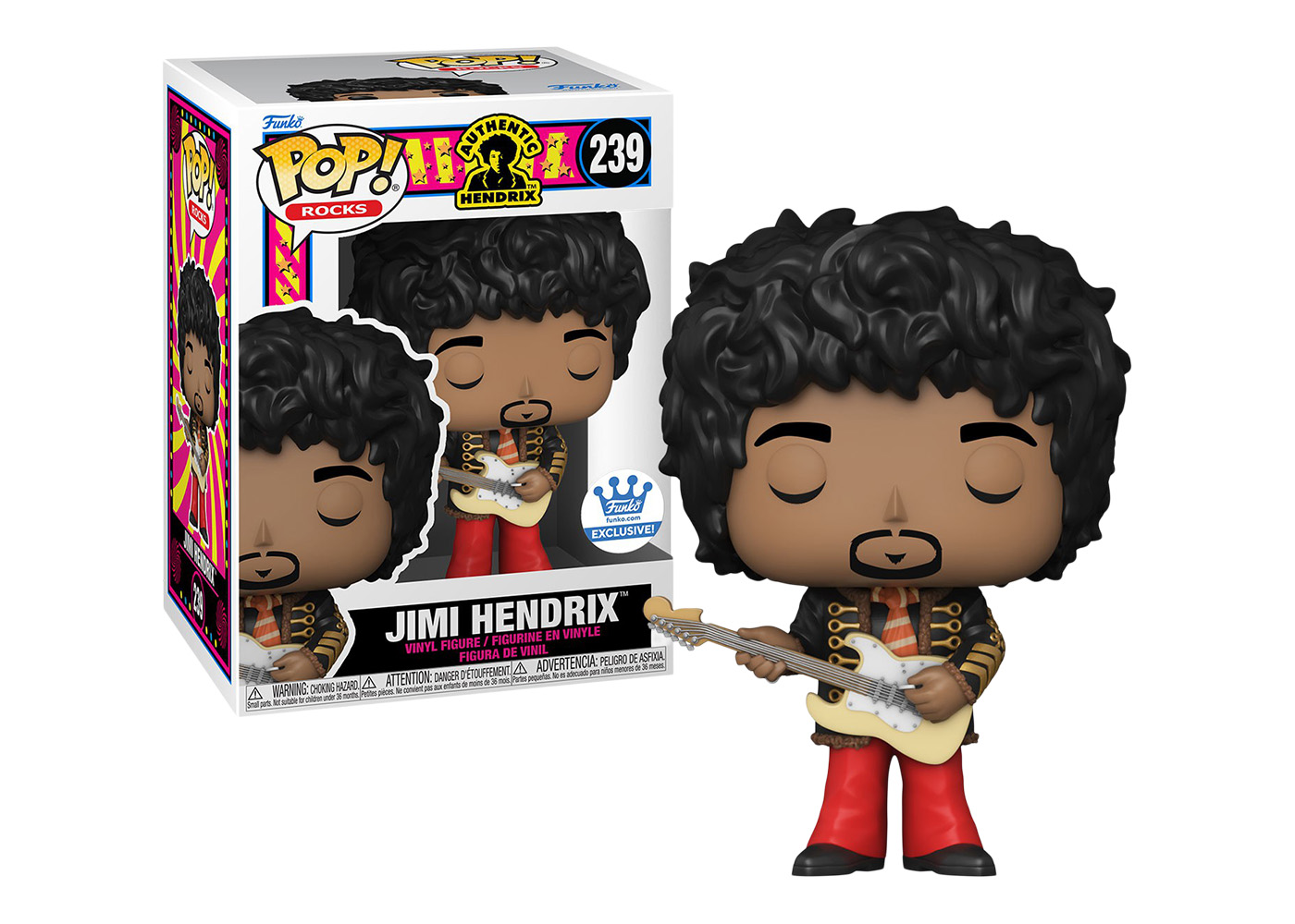 Funko Pop! Rocks Jimi Hendrix Funko Shop Exclusive Figure #239 - US