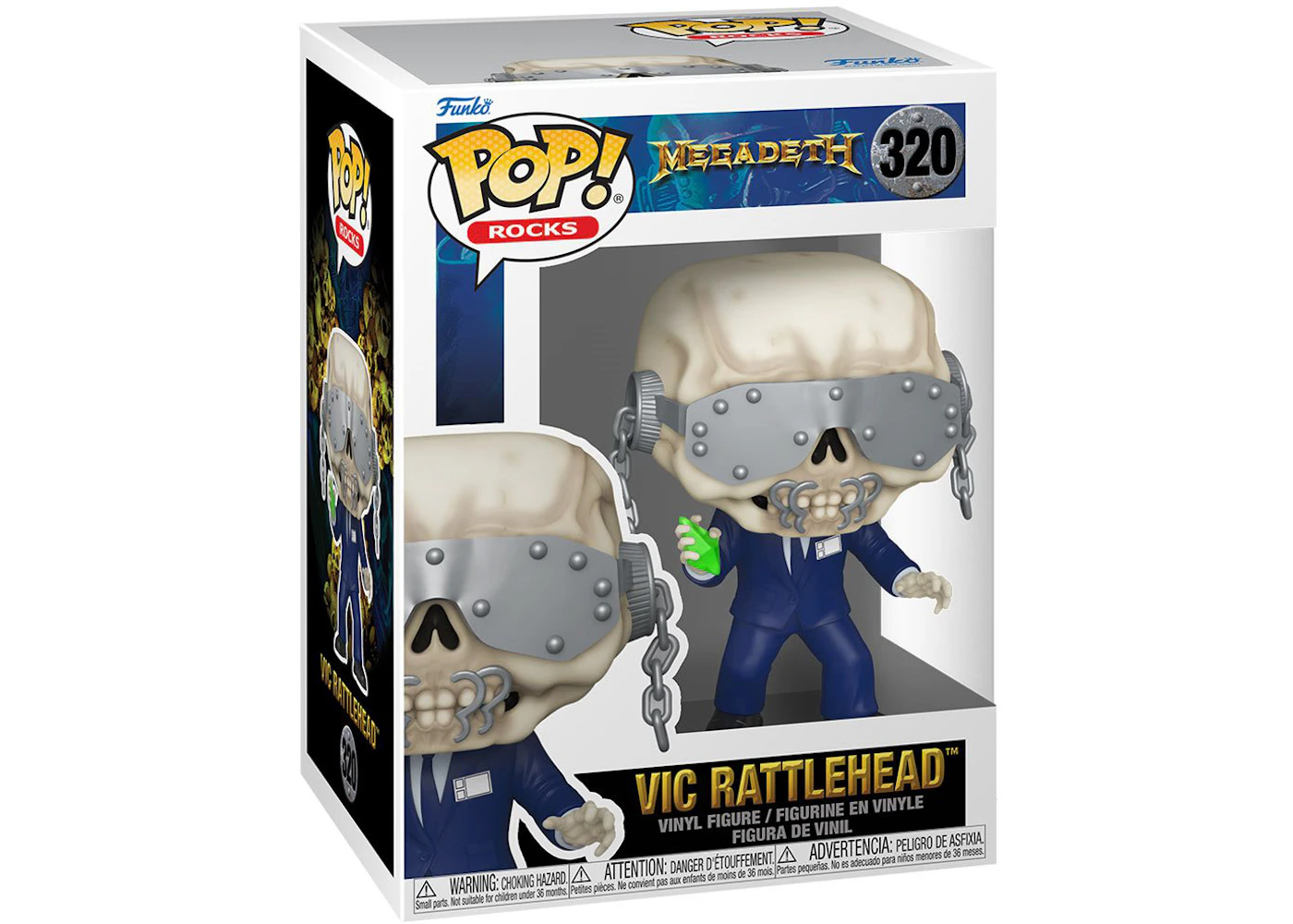 Funko Pop! Rocks Megadeth Vic Rattlehead Figure #320 - US