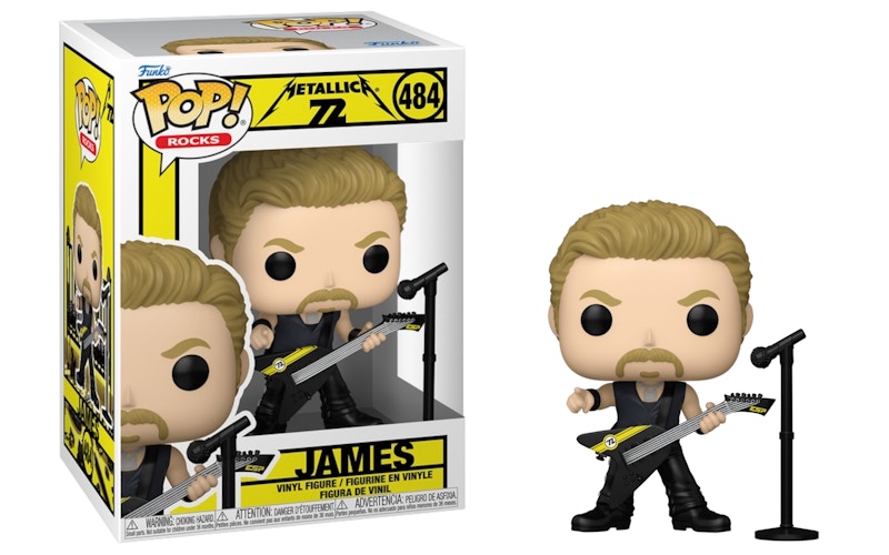 Funko Pop! Rocks: Metallica 72 Season James Figure #484