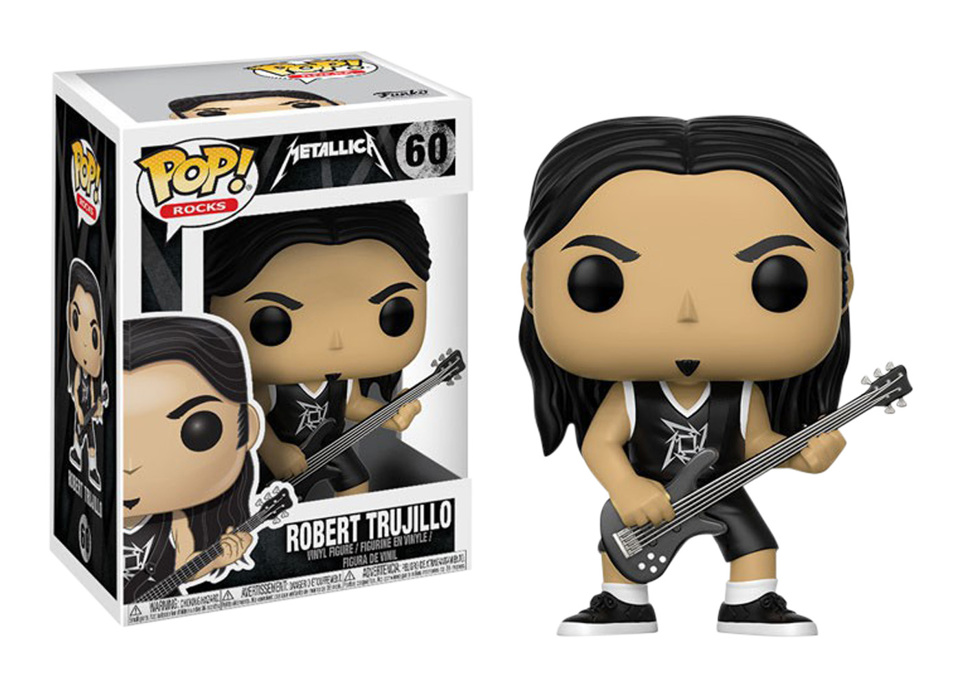 Brand New Rocks Robert Trujillo Metallica #60 Funko Pop