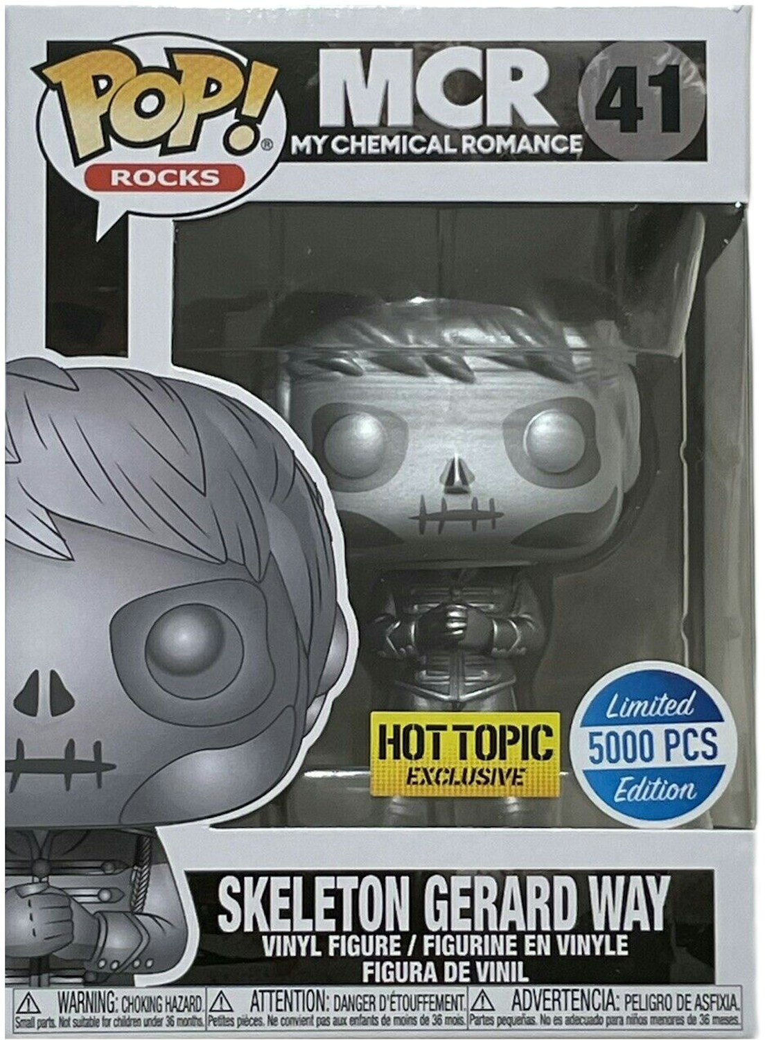 Funko Pop! Rocks My Chemical Romance Skeleton Gerard Way Hot Topic ...