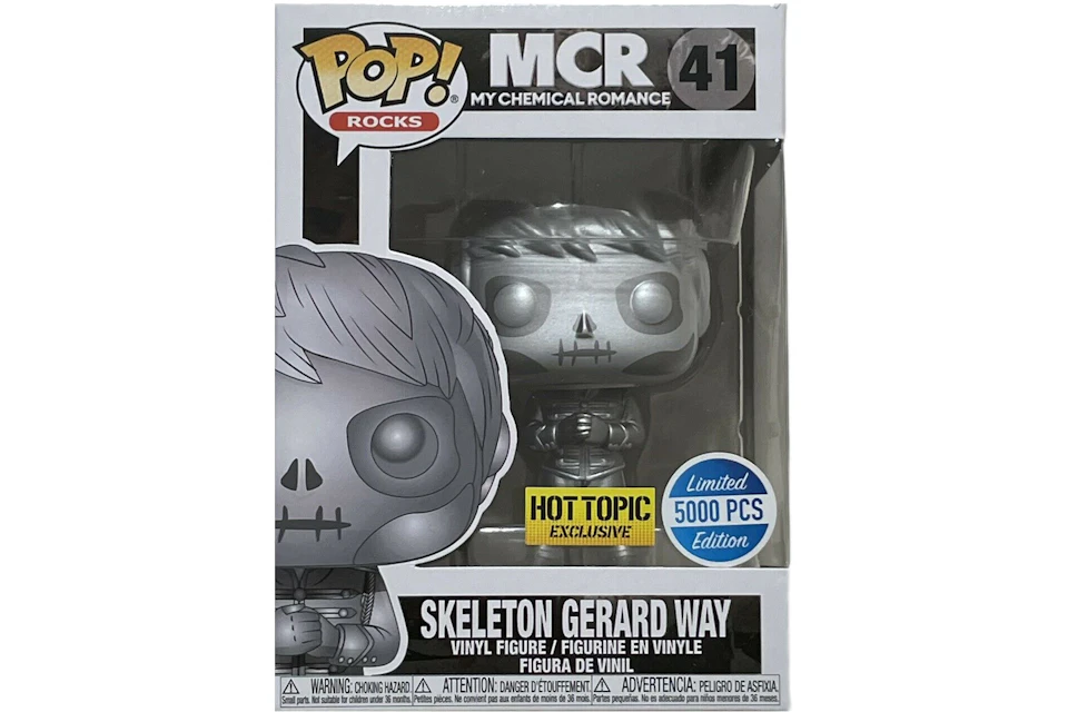 Funko Pop! Rocks My Chemical Romance Skeleton Gerard Way Hot Topic ...