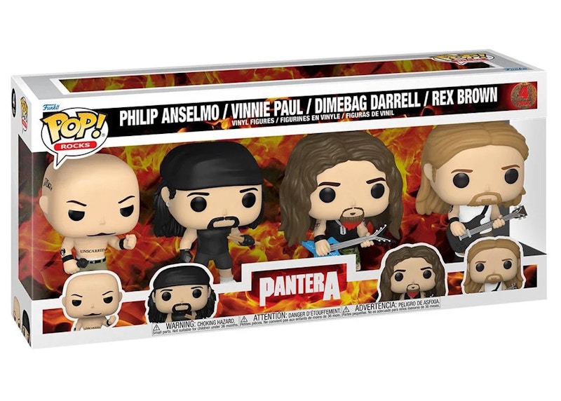 Funko Pop! Rocks Pantera 4-Pack