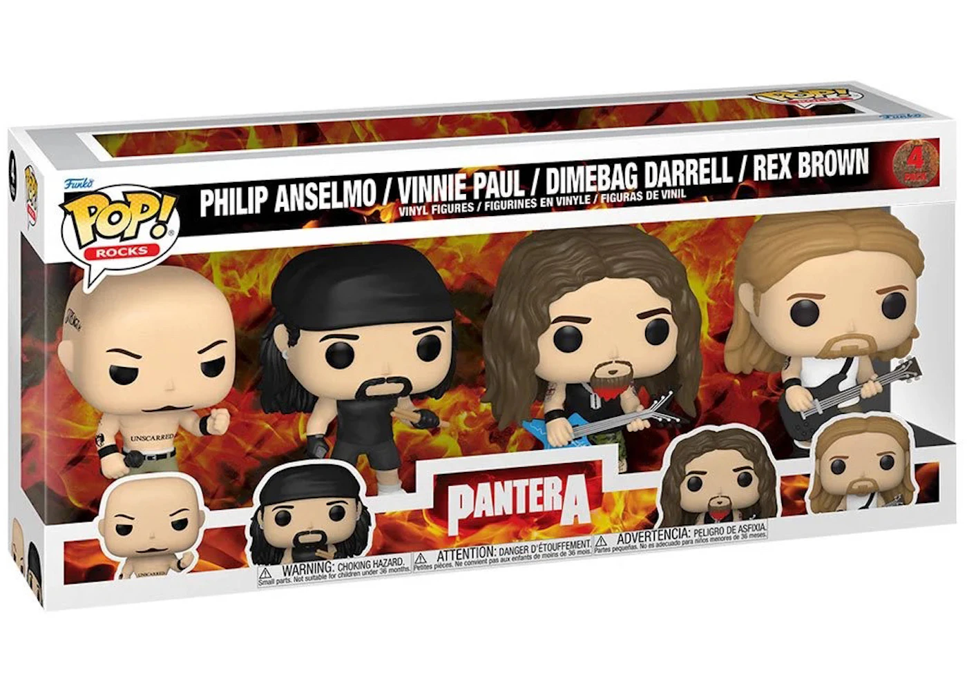 Funko Pop! Rocks Pantera 4-Pack - US