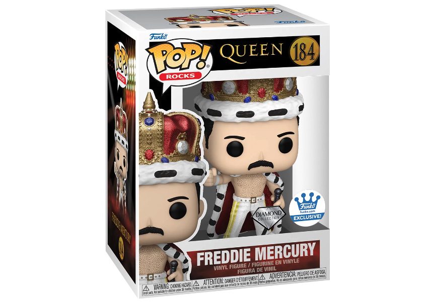 Funko Pop! Rocks Queen Freddie Mercury Diamond Collection 