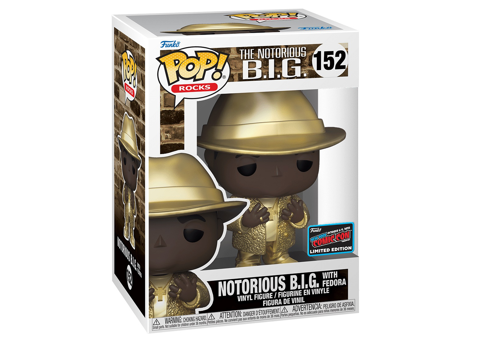Funko Pop! Rocks The Notorious B.I.G. (Notorious B.I.G. with 