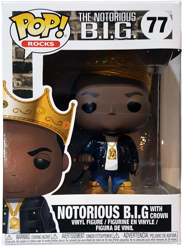 Pop! Rocks The Notorious B.I.G with Crown Figure - US
