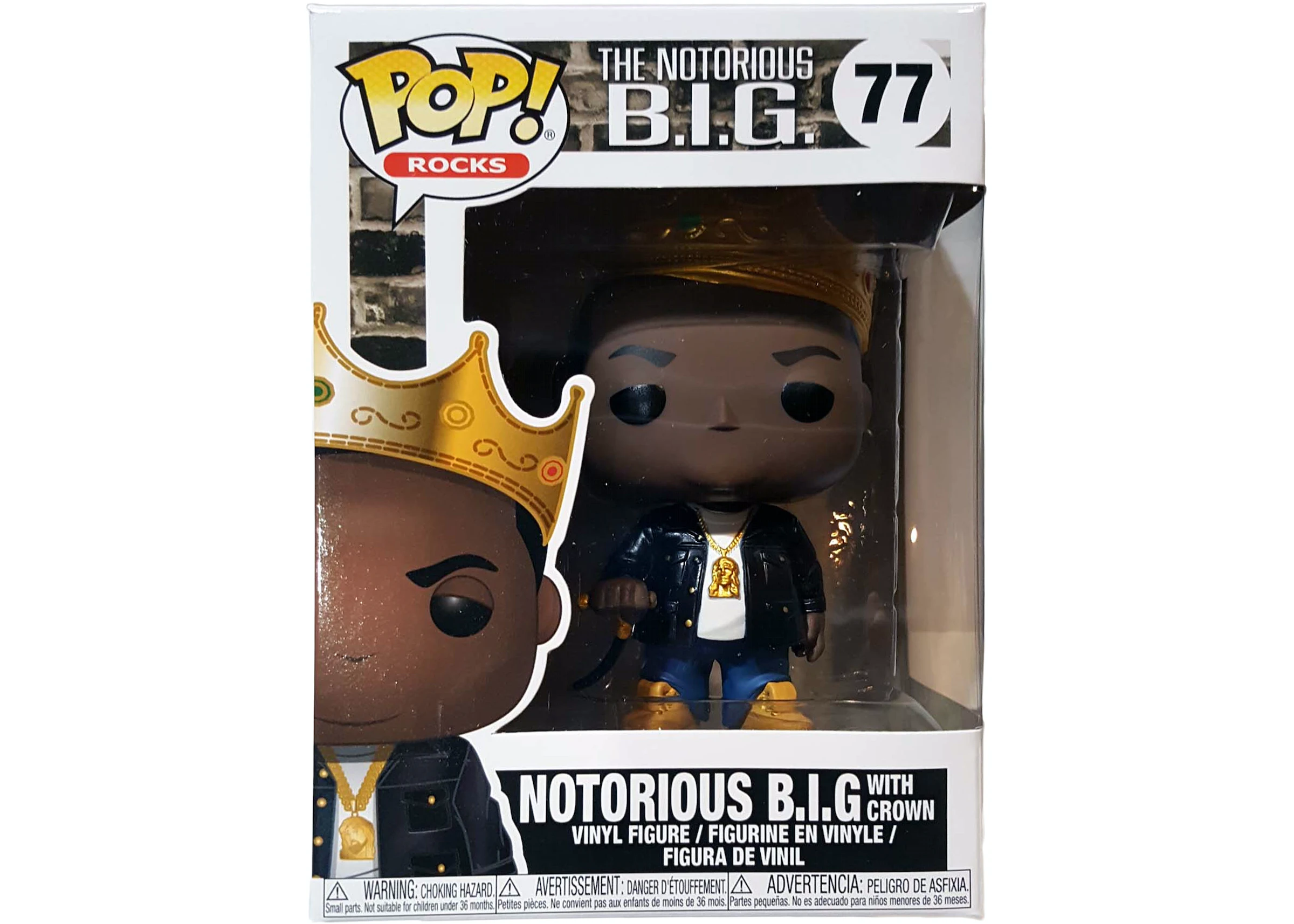 haar koppeling zaad Funko Pop! Rocks The Notorious B.I.G with Crown Figure #77 - US