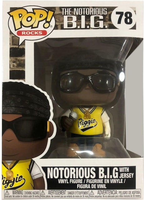 Funko Pop! Rocks The Notorious B.I.G with Jersey Figure #78 - US