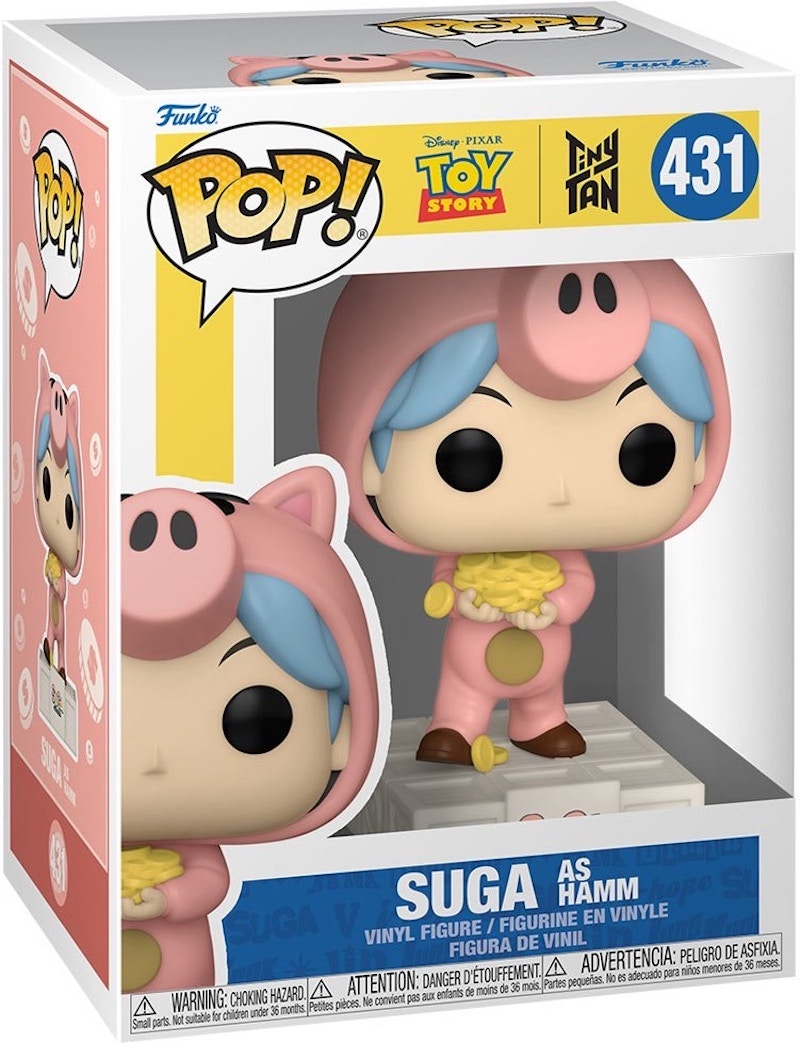 Funko Pop! Rocks: Toy Story x TinyTAN Suga as Hamm Figure #431
