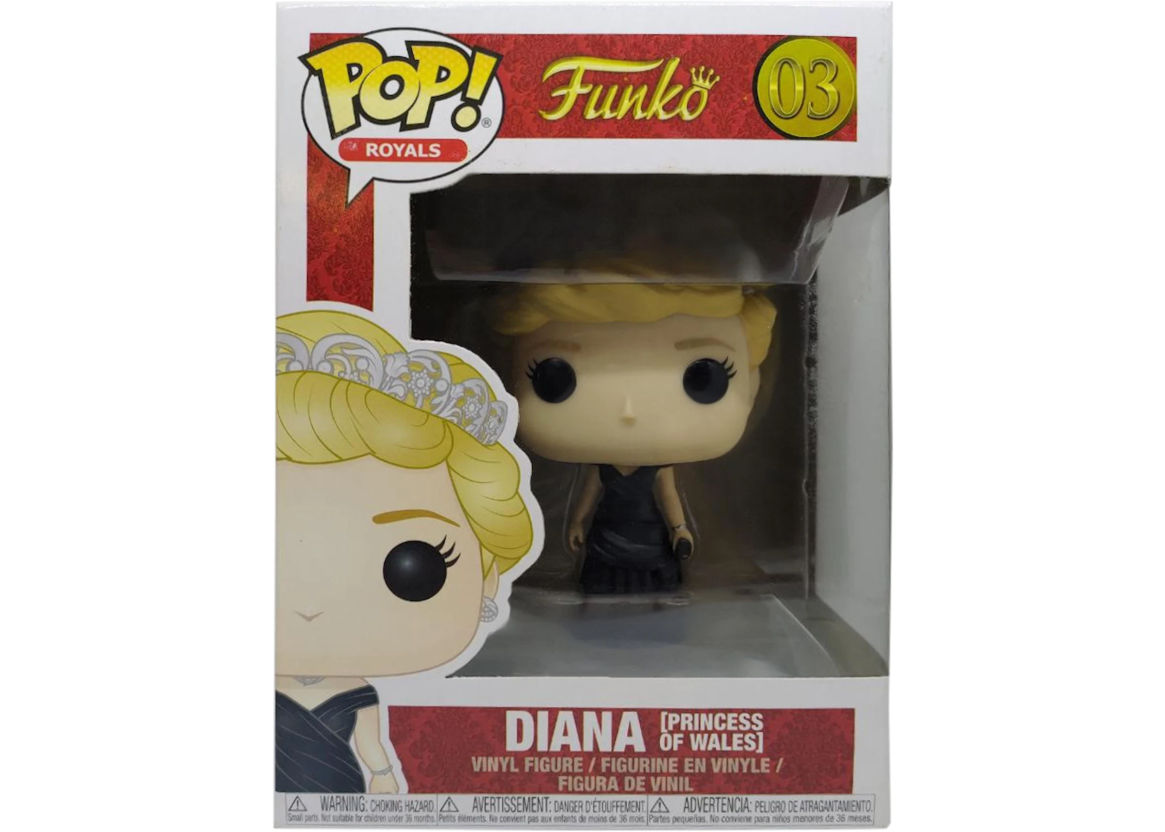 Funko Pop! Royals Diana Princess of Wales Figure #03 - US