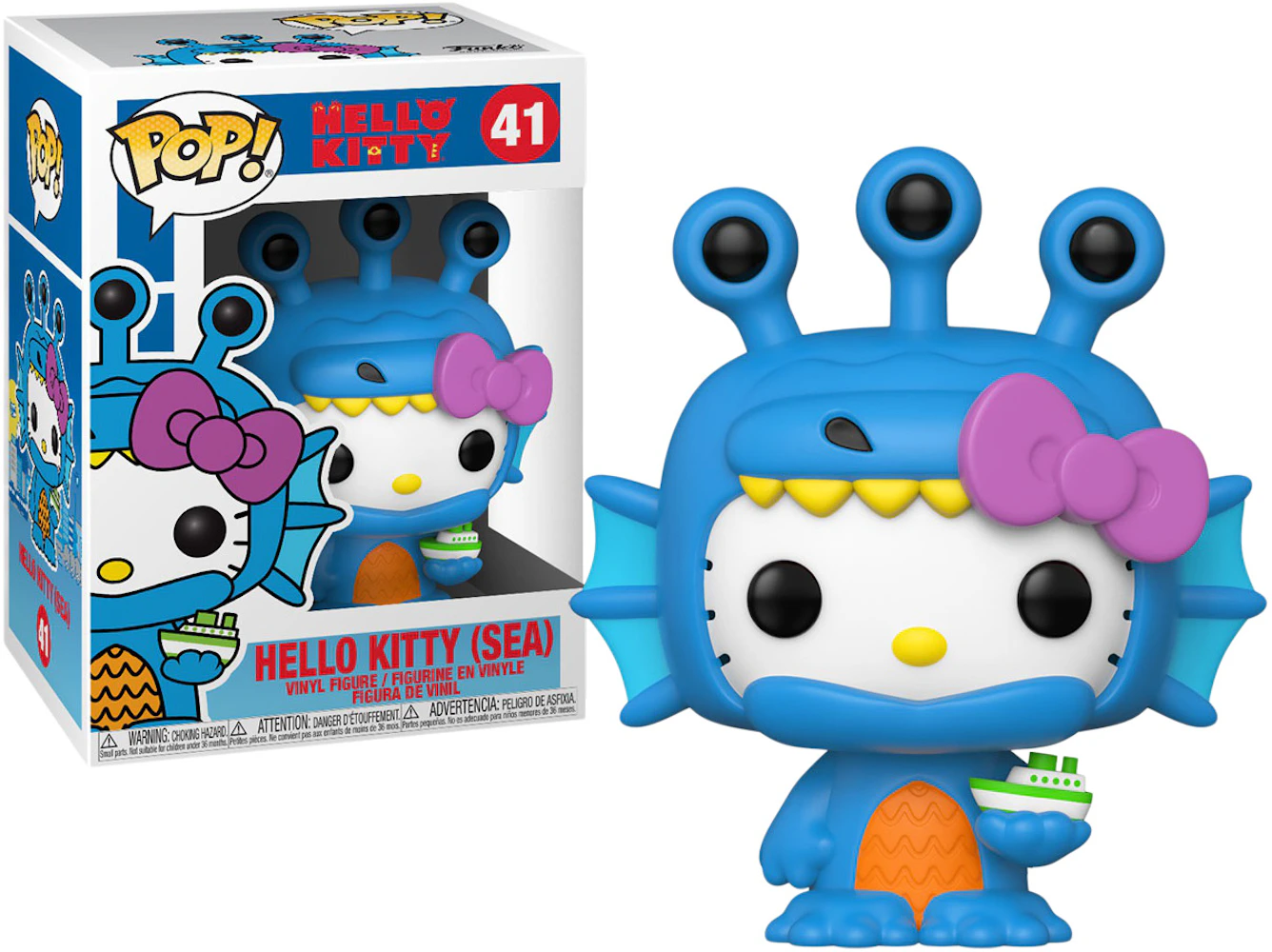 Funko Pop! Sanrio Kaiju Hello Kitty (Sea) Figure #41 - US