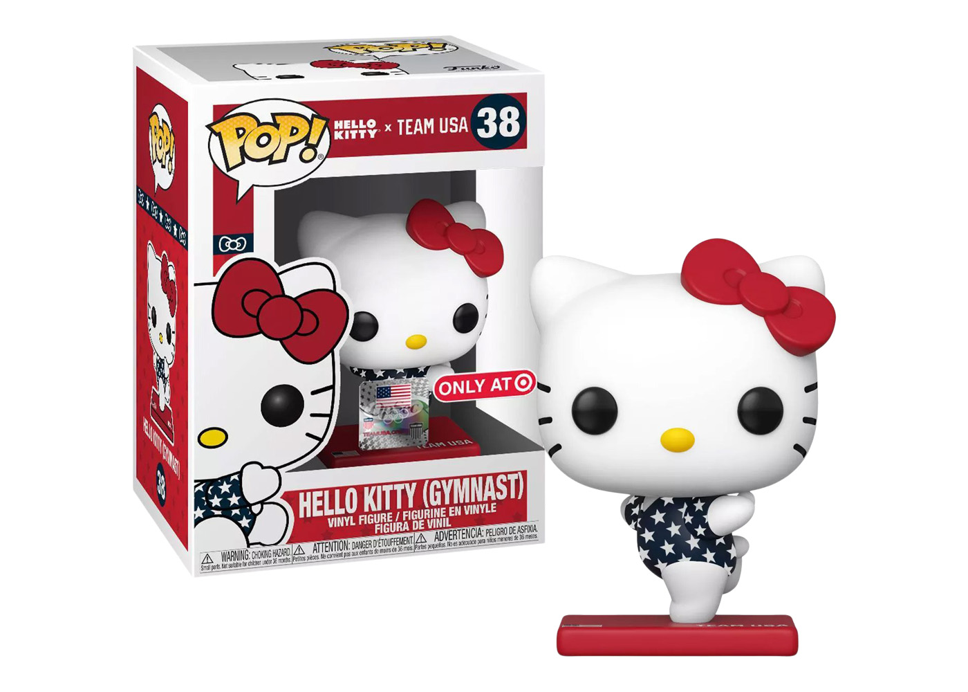Funko Pop! Sanrio Team USA Hello Kitty Gymnast Target Exclusive Figure #38