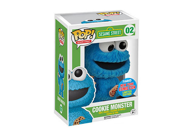 Funko Pop! Sesame Street Cookie Monster (Flocked) New York Comic